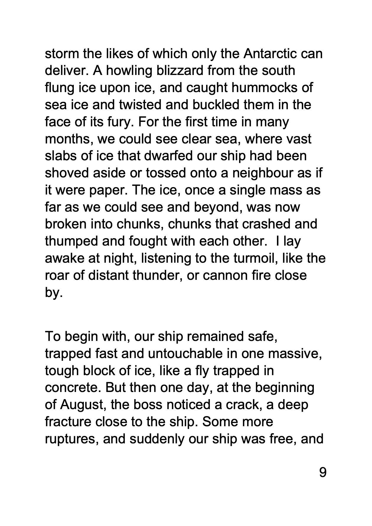A Voyage In Antarctica