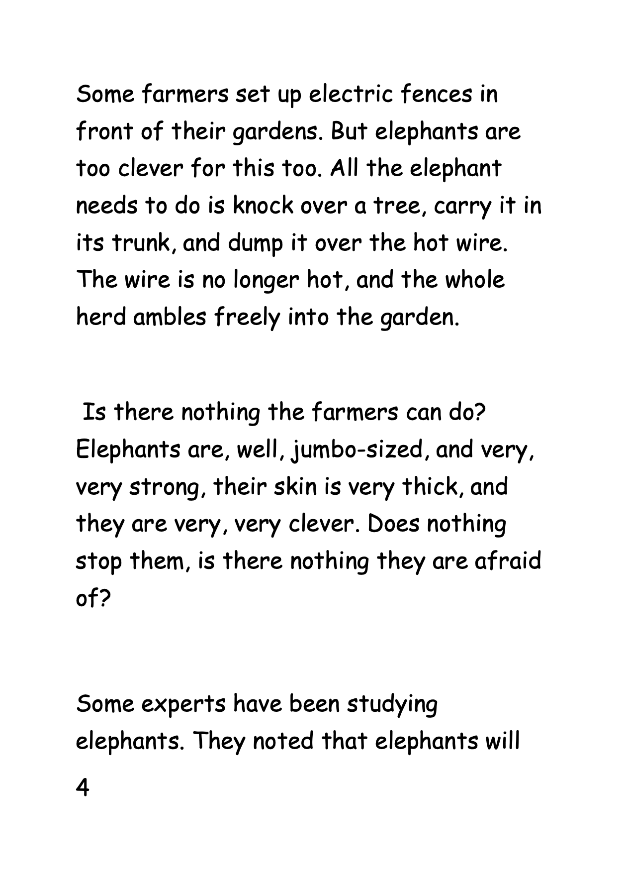 The Elephant Problem